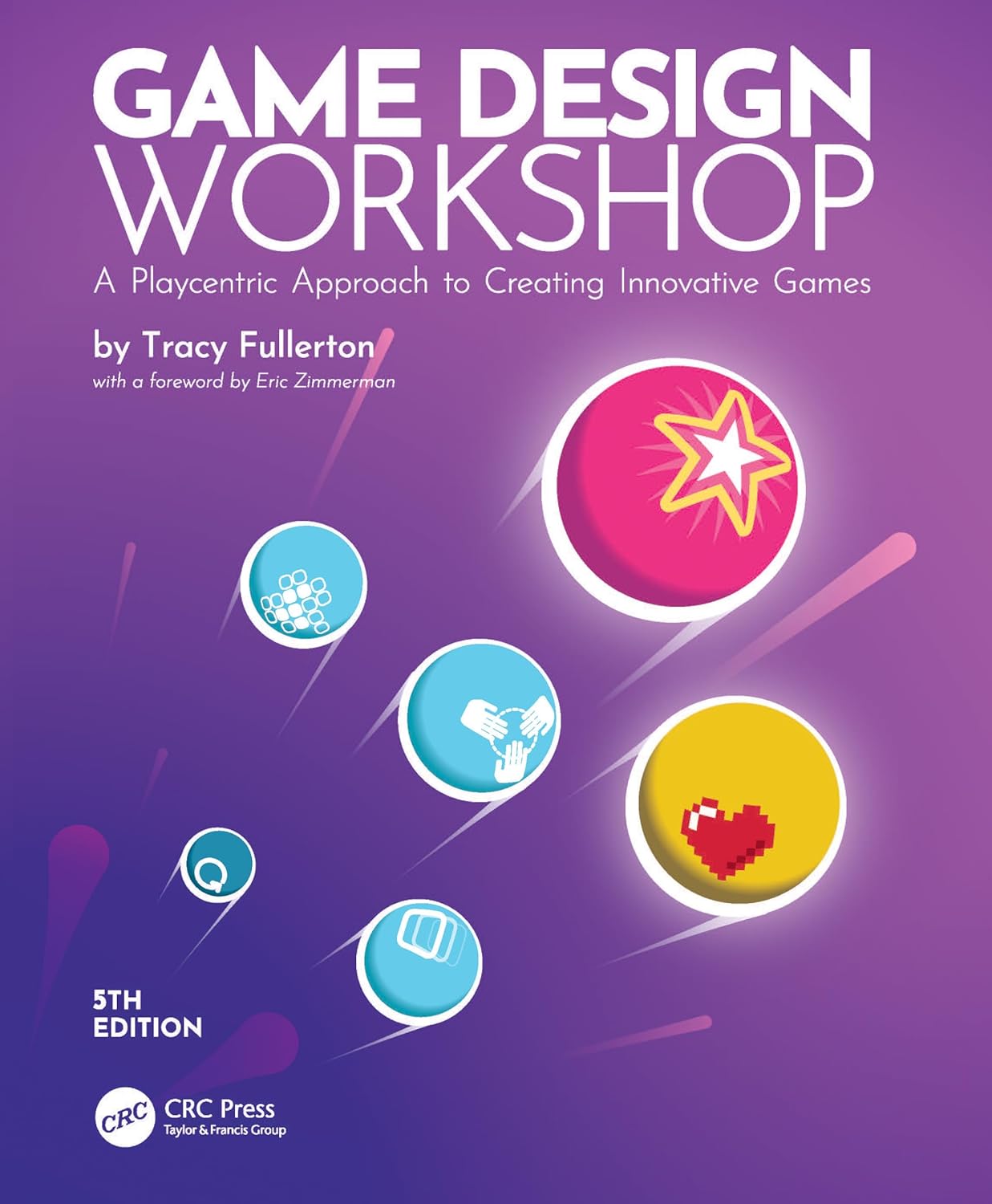 The Art of Game Design: A Book of Lenses by Jesse Schell, offering over 100 lenses for analyzing game design principles with examples from VR, AR, Uncharted 4, The Last of Us, Free to Play, hybrid, and transformational games.
