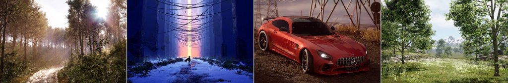 A showcase of Hoj Dee’s technical Unreal Engine assets shared on Patreon, designed to help game developers improve workflow and content quality.
