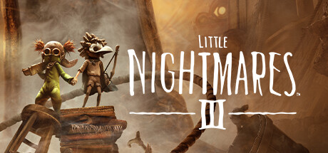 Poster of Little Nightmares 3 showing a child navigating a dark, atmospheric puzzle environment.
