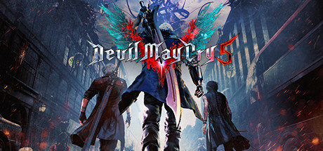 Poster of Devil May Cry 5 showing the main character fighting demons with flashy melee combos.