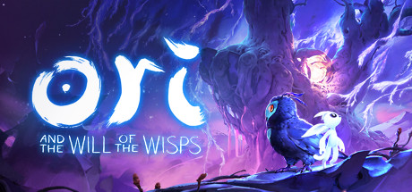 Poster of Ori and the Will of the Wisps featuring Ori in a magical forest environment.