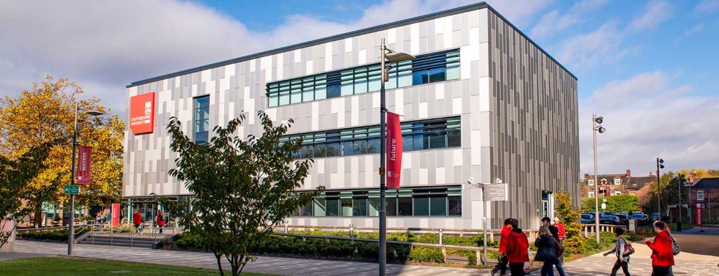 Staffordshire University’s Epic Games Centre, dedicated to game development and esports education.