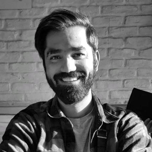 Amin Shahidi, Iranian video game designer, studio lead and 3D animator at Black Cube Games in Amsterdam, co-founder and creative director of The Tale of Bistun, with over 15 years of experience in animation, teaching, and game design
